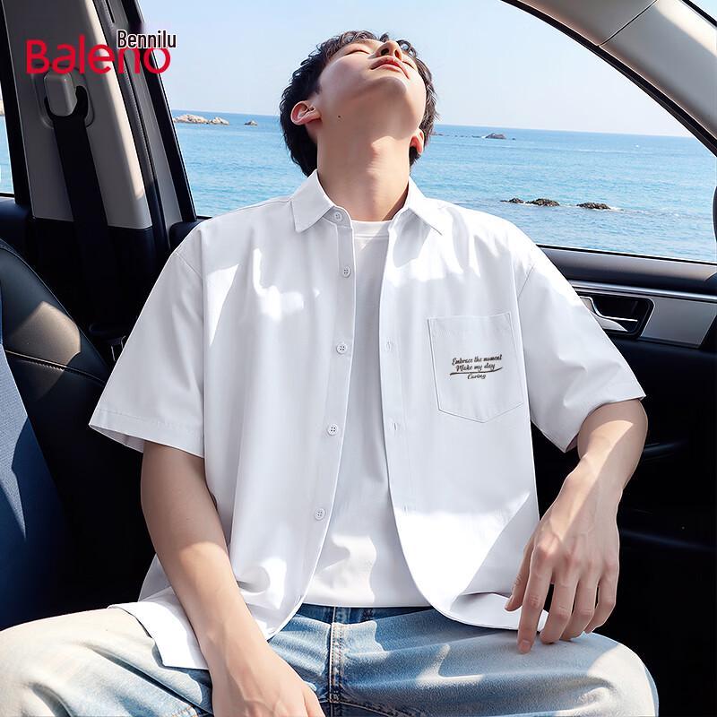 Baleno Men s Loose Fit Short Sleeve Shirt M