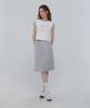 Chix Check Midi Skirt Light Purple