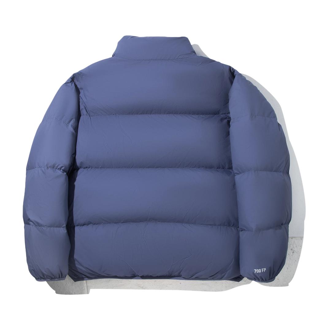 Li Ning Trendy Sports Series Simple Casual Stand Collar Loose Short Versatile Down Jacket Men Outerwear AYMV541-3