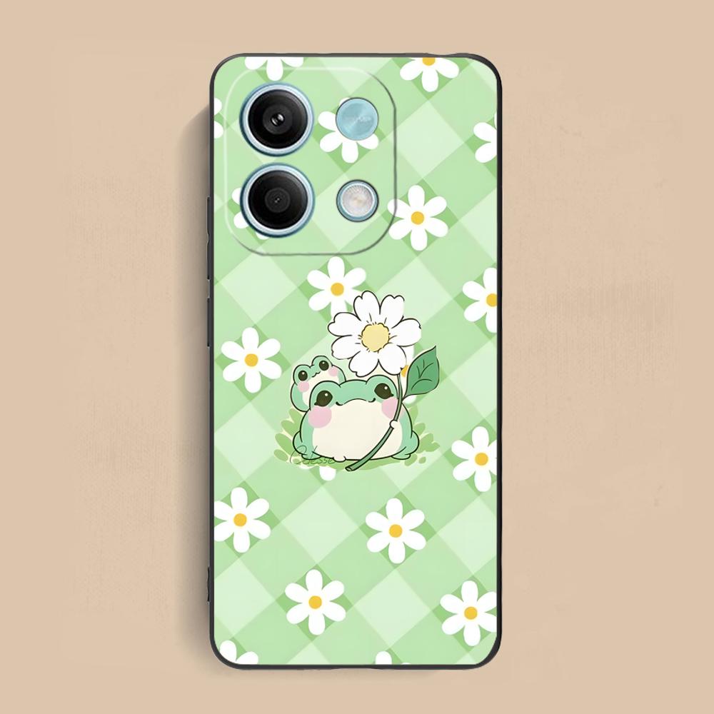 

Kawaii Frog Phone Case for Xiaomi Redmi 15 14 13 12 A5 3 2 1 C Plus 4G 5G Soft TPU Shockproof Cover Redmi A1+