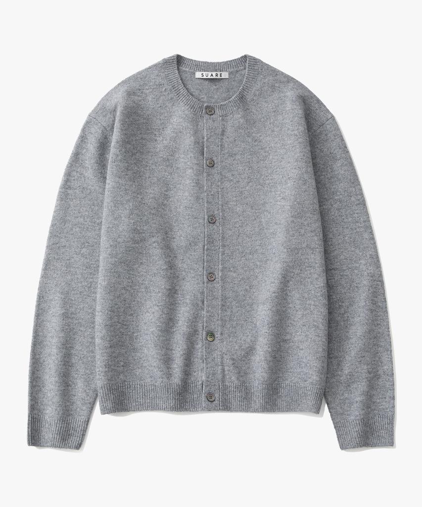 SUARE [Genflox X SUARE] Daily Round Crop Cardigan - 5 Colors