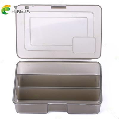 3 Compartments Fishing Lure Box 14.5*9.5*3.5cm Fishing Accessories Lures Hooks Storage Box Fishing Tackle Organizer Box