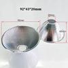 1 Piece 20-126Mm 15-120 Degree Lampshade Reflective Bowl For Diy Light Optical Led Aluminium Reflector Cup For Cob Lamp Bead