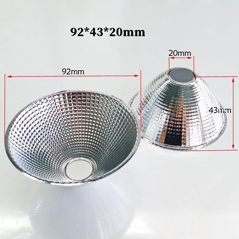 1 Piece 20-126Mm 15-120 Degree Lampshade Reflective Bowl For Diy Light Optical Led Aluminium Reflector Cup For Cob Lamp Bead