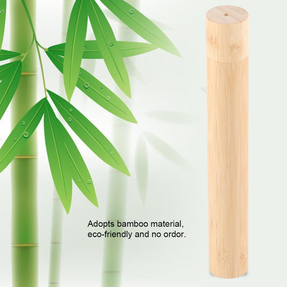 Eco Friendly Toothbrush Holder Bamboo Toothbrush Protect Box  Home Travel Camping