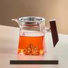 Tea Cup 350ml Pyrex Tea Set Accessories Chinese Kung Fu Cup With Handle Fair Cup Handmade Teapot Filter Tea Set