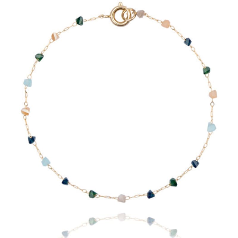 AUGUST ALICE Gemstone Chain Bracelet_2color