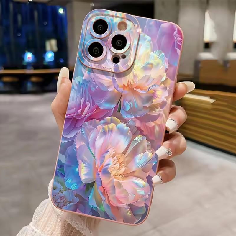 Watercolor Butterfly Flower Case For Samsung Galaxy S25 Ultra S24 Plus S23 FE S22 S21 S20 A55 A54 A15 A35 Cover