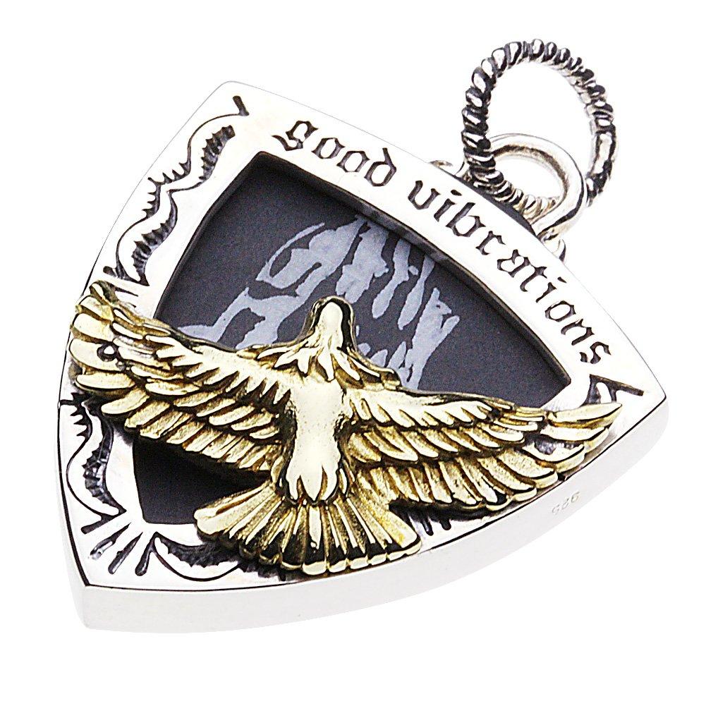 

[Cenote] Sun Eagle Pick Case Pendant [Silver 925 Accessory] p0485