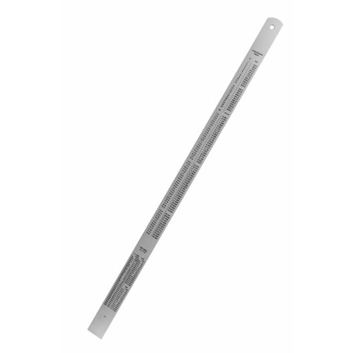 SK11 (ESK11) 60cm Ruler, JIS Class 1, FSV-600KD, Stepped Graduations, Made in Japan, Silver