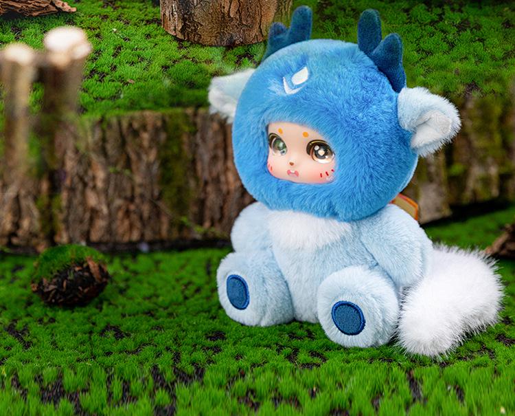 Creative Shan Hai Jing Plush Toy Doll - Trendy Blind Box Table Companion