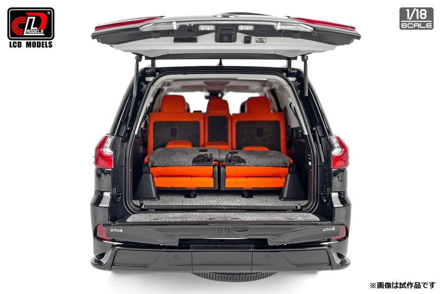 LCD MODELS Lexus LX570 Black Finished Product 1/18