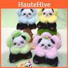 Animal Panda Plush Keyring Pendant With Flower Hat For Bag Decor And Chain Key