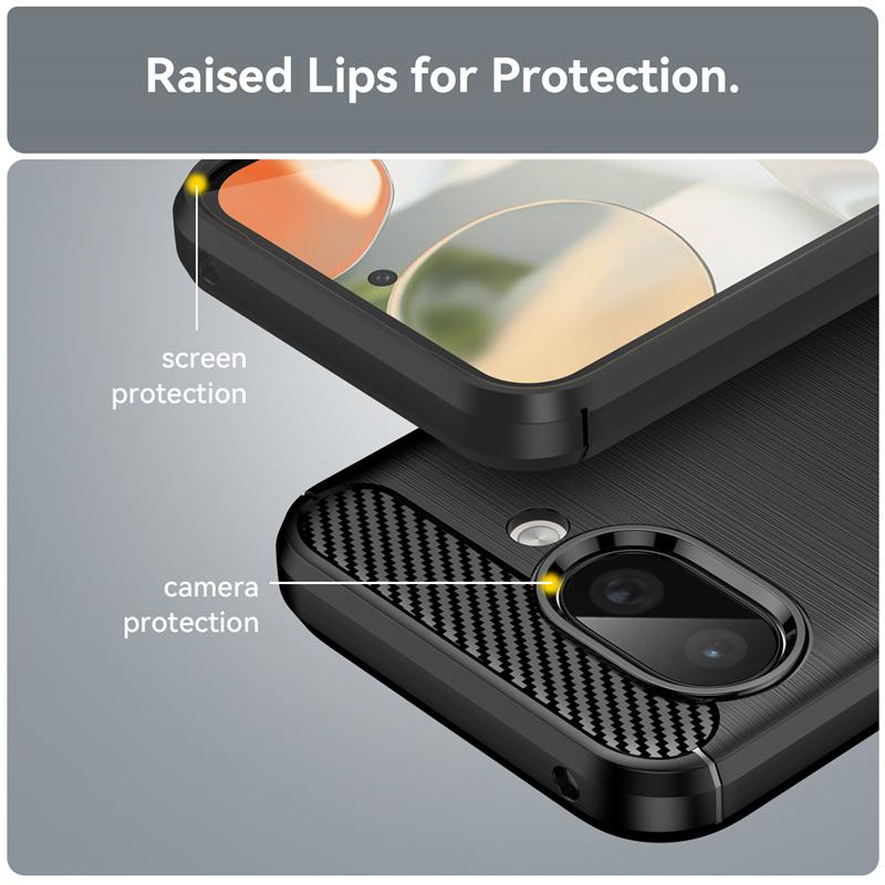 For Cover Google Pixel 9A Case For Pixel 9A Capa Shockproof Phone Bumper Back Soft TPU Carbon Fiber Cover Google Pixel 9A Fundas