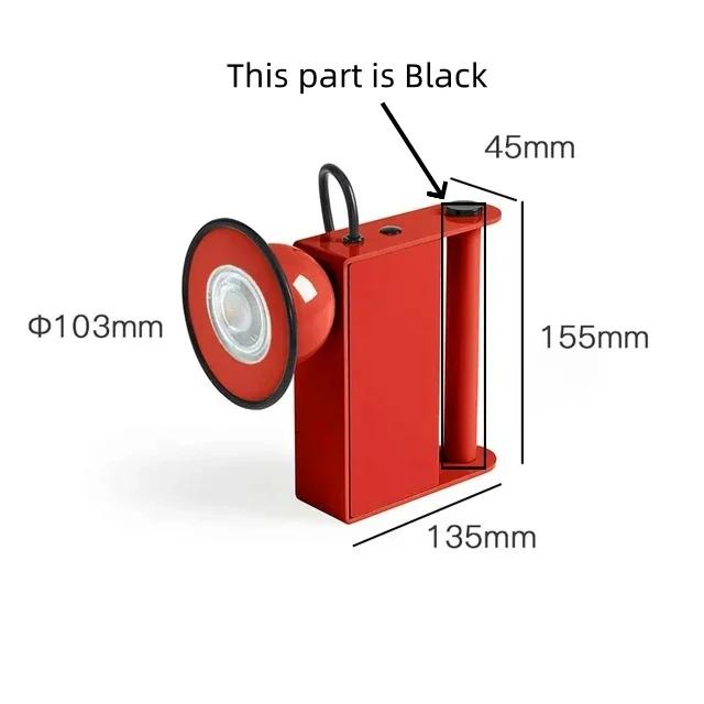 

Настенный светильник в скандинавском средневековом стиле для гостиной, прикроватный светильник в стиле ретро, настенный светильник с магнитной присоской для спальни, настенные бра для дома Warm white