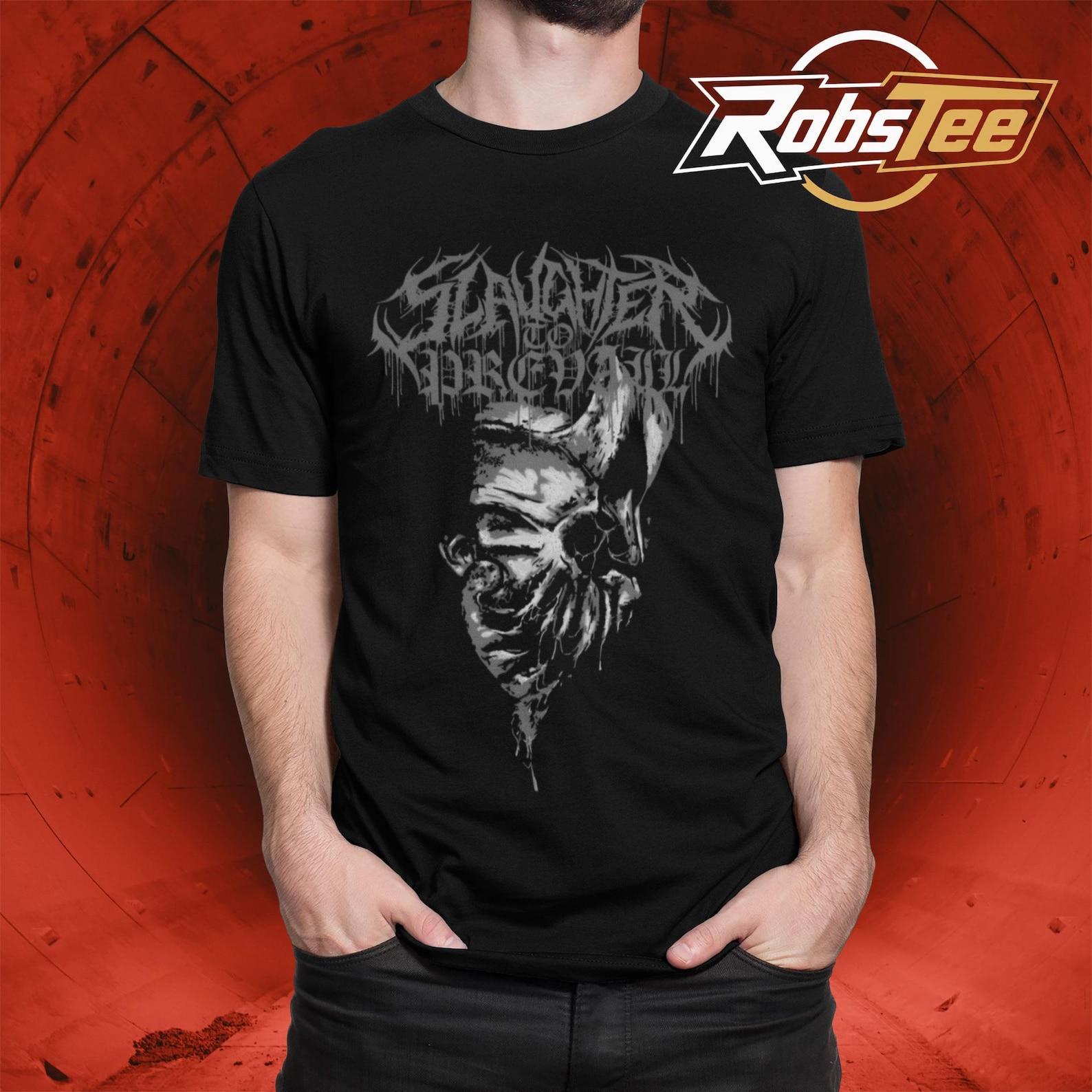 Slaughter to Prevail T-Shirt, Deathcore Band Merch Shirt, Retro Casual Unisex T-Shirt S