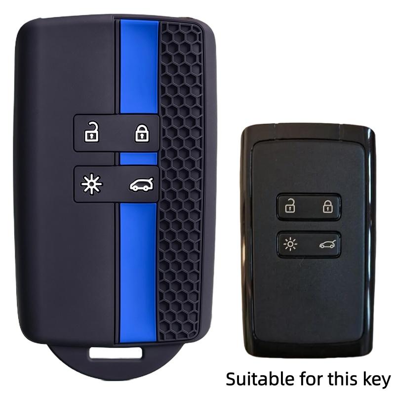 New Silicone Car Key Cover For Renault Captur Koleos Kadjar Arkana Megane Dacia Duster Sandero Stepway Remote Control Fob Case