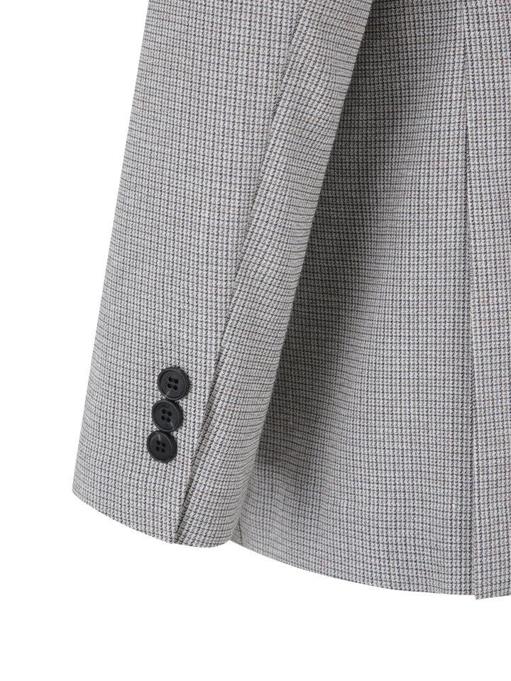 Ziozia Men'S Linen Blend Air Pattern Jacket_Aaf3Kg1102Be