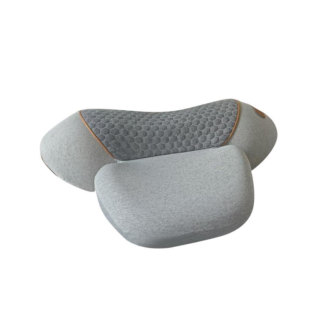 Cervical massage pillow, relieves deep tissue pain, heated massager for men and women, memory foam pillow, sleep aid, continuous plug-in use