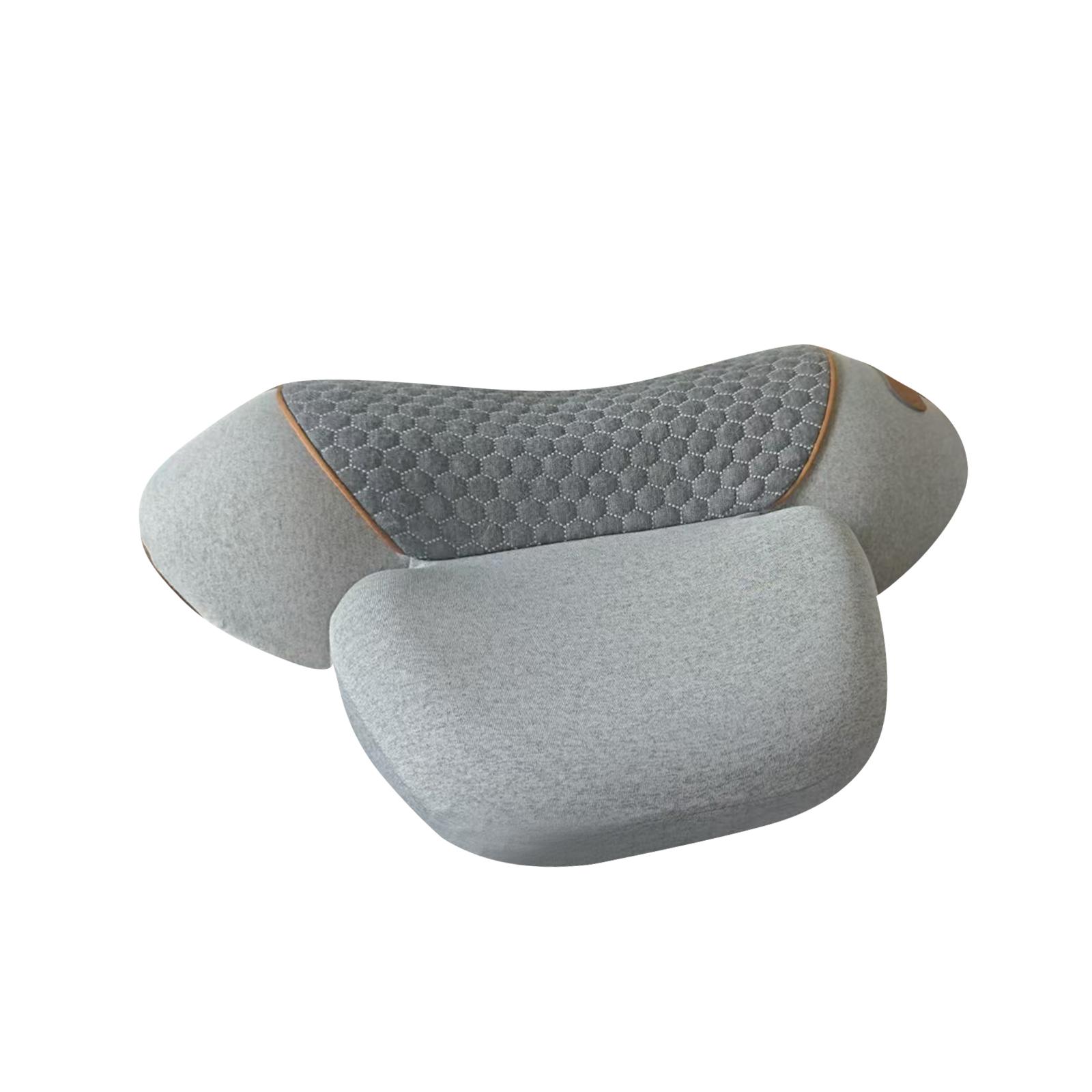 

Подушка для массажа шеи, снимает боль в глубоких тканях, массажер с подогревом для мужчин и женщин, подушка из пены с памятью, средство для сна, непрерывное использование от сети One Size