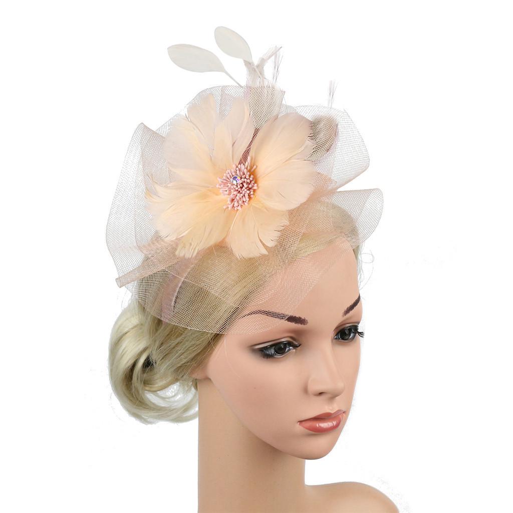 

Женская органза Fascinator для церкви, британское свадебное чаепитие