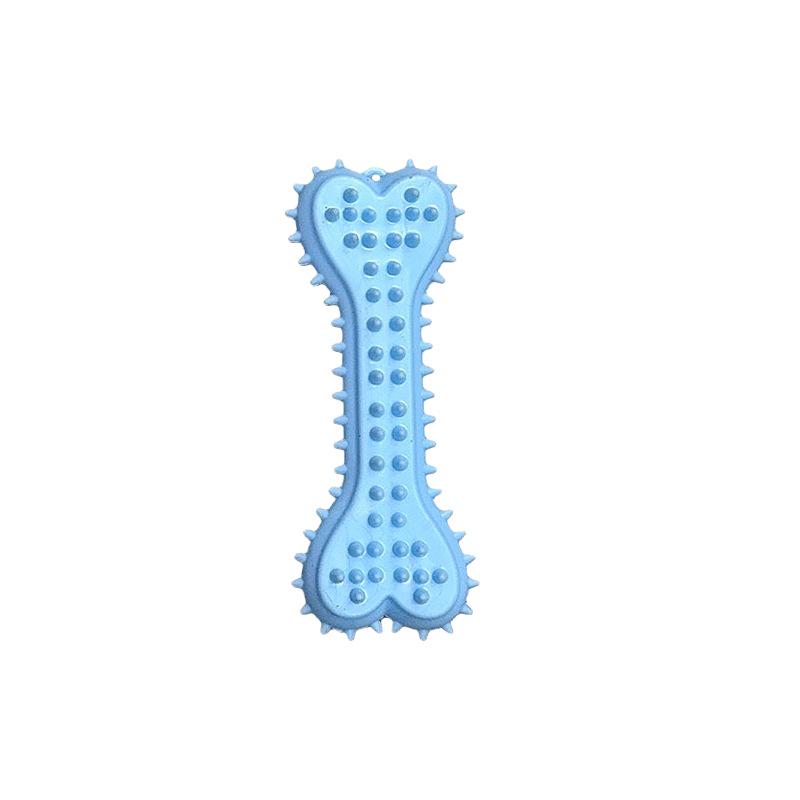 Eco-friendly Heart-shaped Chew Toy for Small Dogs - Durable TPR Teeth Cleaning Stick