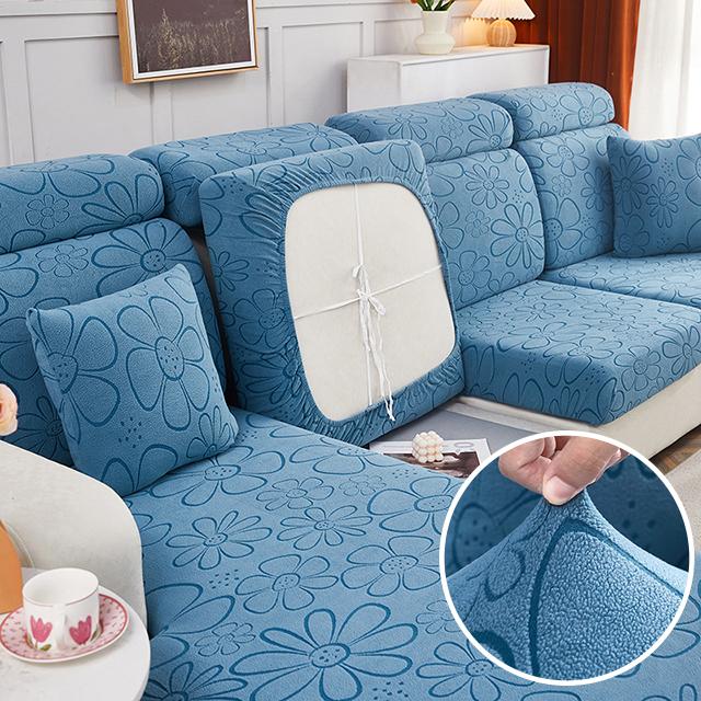 Husă de canapea Jacquard Husă de pernă pentru scaun, elastică, groasă, pentru cameră de zi, lavabilă, detașabilă, pentru fotoliu de colț, husă de pernă pentru canapea