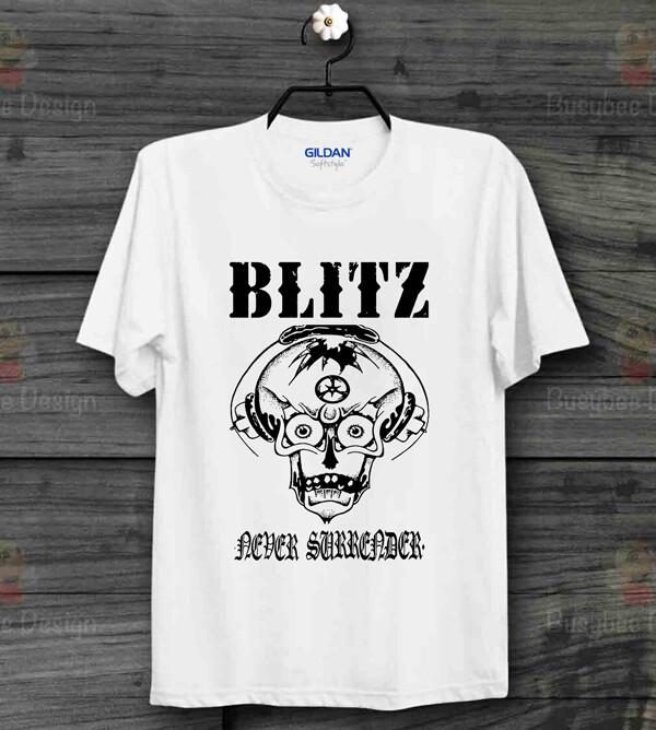 

Blitz Never Surrender Retro Cool Unisex T Shirt B326 L