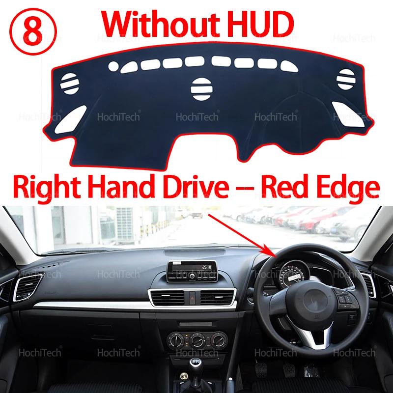 Dashboard Cover for Mazda 3 M3 Axela 2014-2018 Car Dashboard Cover Dash Board Mat Carpet Pad Sunshade Cape Cushion