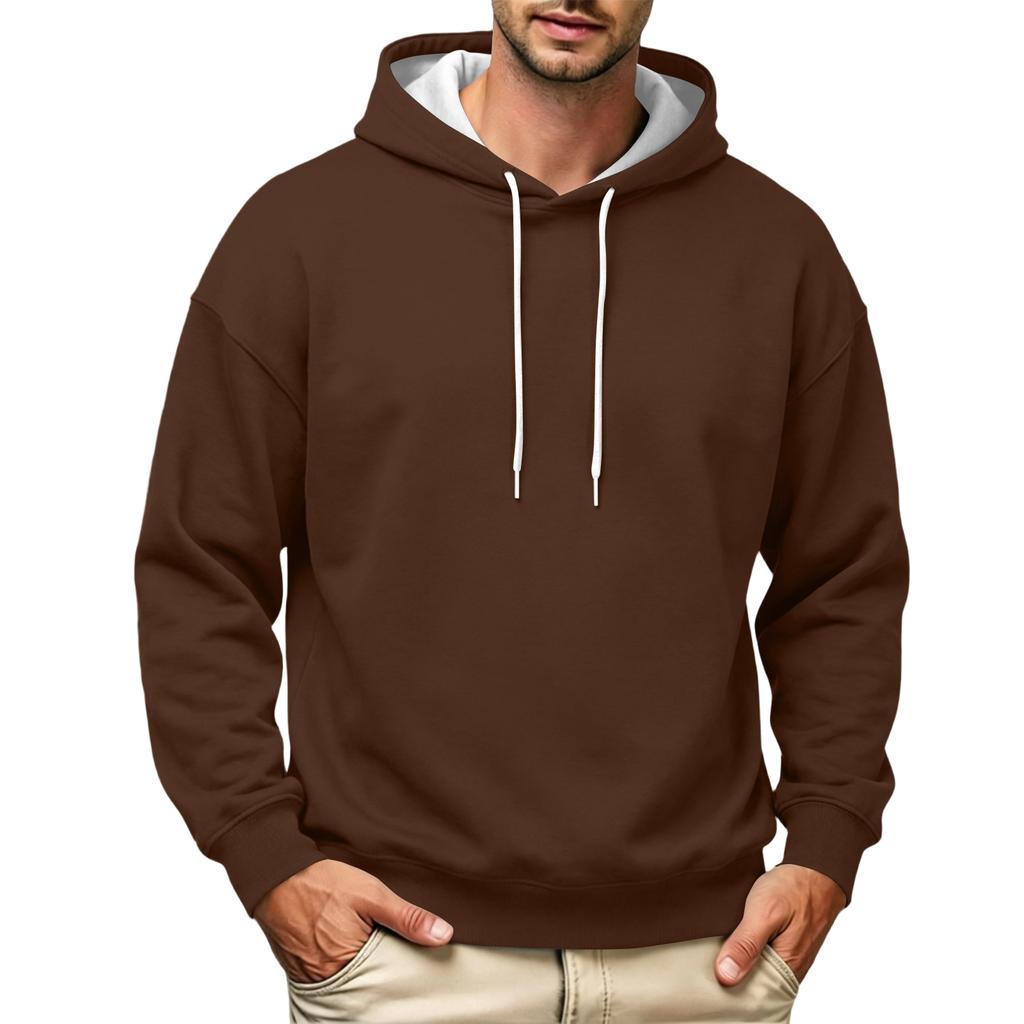 Men's Casual Winter Hoodie Sweatshirt for Everyday Wear