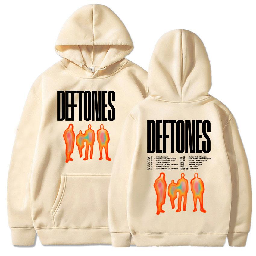 Deftones Tour Printing Hoodies Ropa Hombre Sudaderas Hooded Long Sleeve Men Women Sweatshirts Fashion Unisex Hoodie
