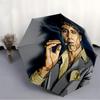 1pc Scarface Automatic Open/close, Portable Folding Umbrella for Women & Men,Compact Parasol, Outdoor Accessory,, Durable Frame yy250809169