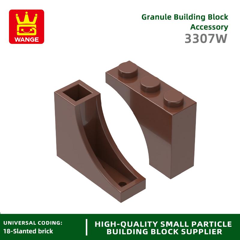 Non-Toxic 78Pcs/Lot 3307W Half Arch Building Block Moc Accessories Compatible With Bricks Diy Children Toys Construction Gift Box