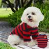 Pet Four-season Clothes, Dog Striped Clothing, Small and Medium-sized Dog Home Air-conditioned Clothing, Indoor Puppy Clothing