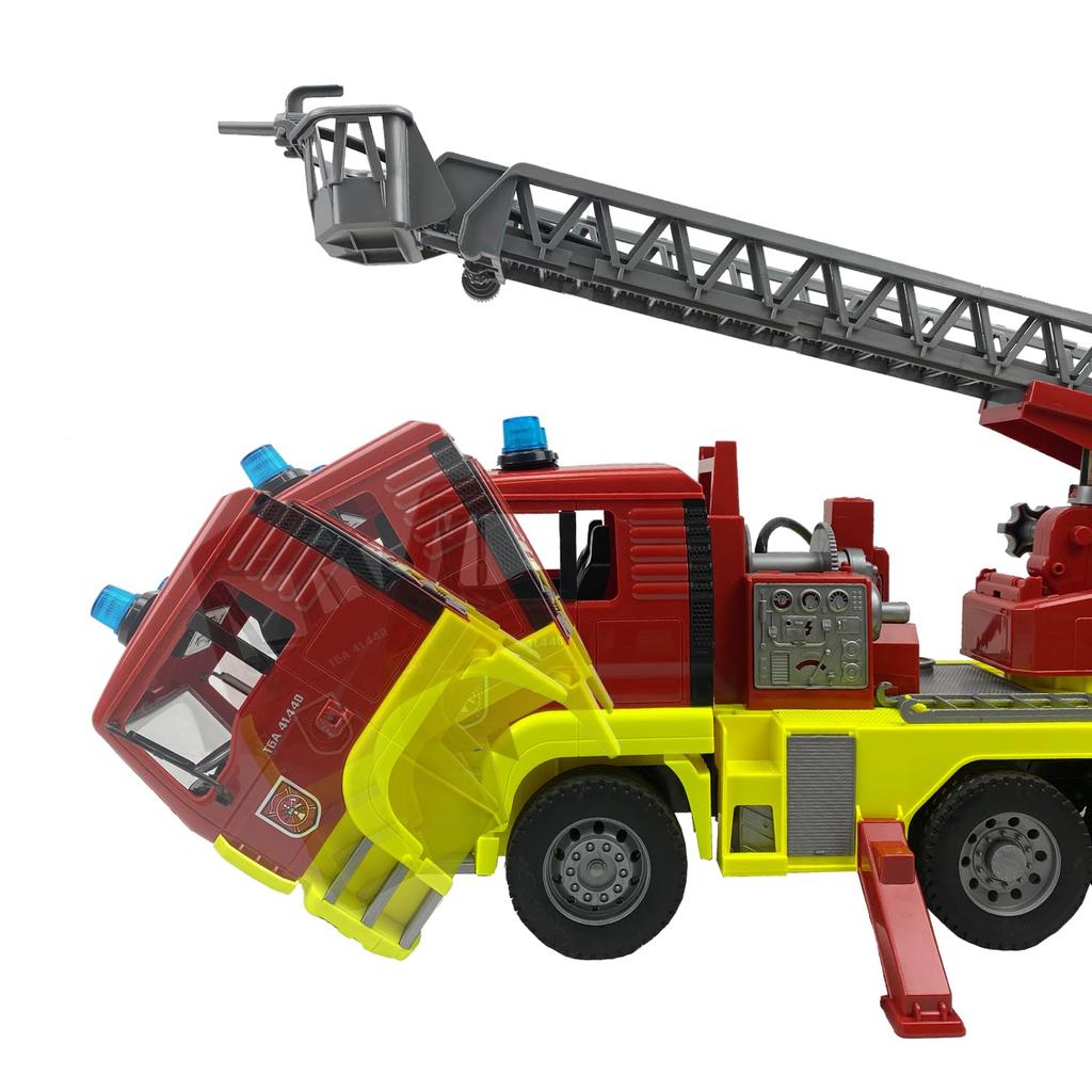 01760 Bruder MAN Fire Engine (Helmet Set) Bruder Limited Edition Color Helmet Included Work Vehicle Set
