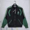 Unisex Long Windbreaker Jacket Retro Sport Coat Football Training Outdoor Casual Wear Fall Winter