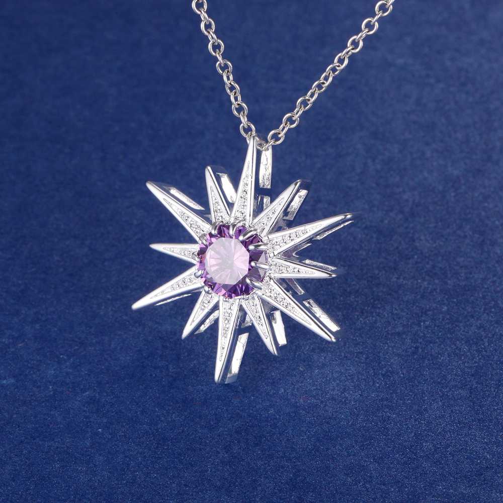 925 Sterling Silver Necklace Pendan Hot AAA Zircon For Women Exquisite Student Girlfriend Jewelry Accessories Wedding Gift