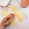 15 PCS Reusable Glass Straws, 8 Inch X 0.3" Thread Pattern Design Colored Drinking Straws, Include 12 Straight Straws, 2 Cleaning Brushes, 1 Bag