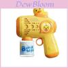 Electric Bubble Gun For Kids With Cartoon Rabbit Dinosaur Duck Design For Outdoor Play