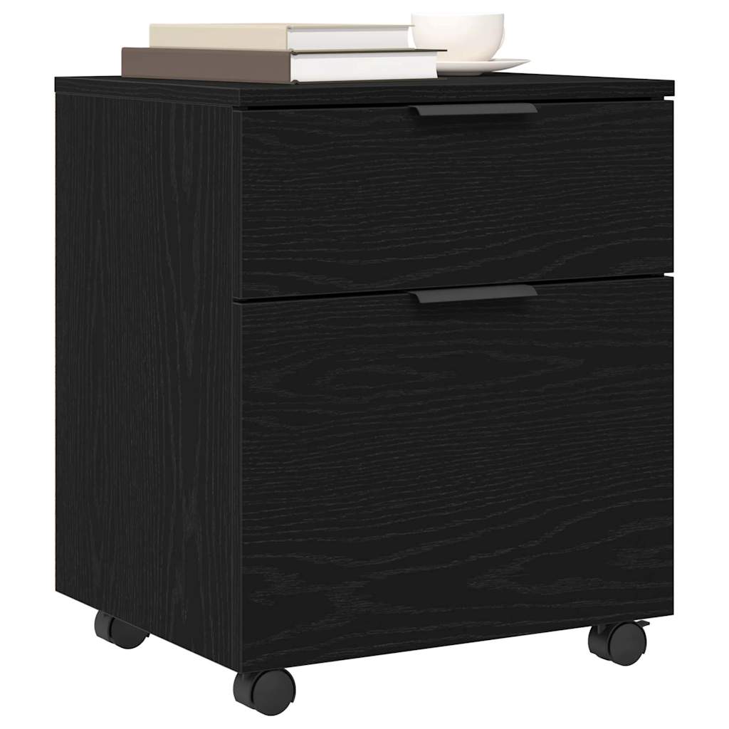 Aktenschrank Schwarzeiche Optik 45 x 38 x 54 cm Holzwerkstoff