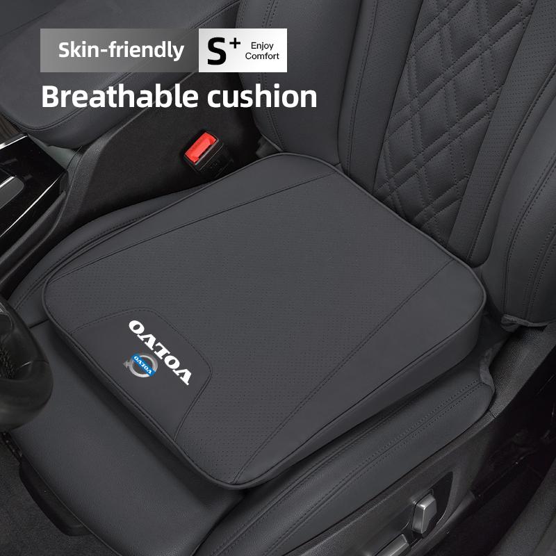 Cuscino per Sedile Auto Coprisedili per Volvo V60 V40 AWD XC90 S60 C30 XC60 V50 V70 S90 Cuscino Rialzante in Pelle Accessori Auto