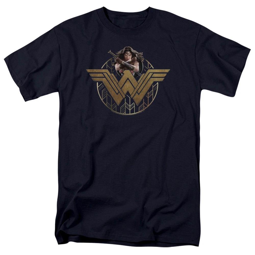 Wonder Woman Movie Power Stance And Emblem Licensed Children s T-shirt 130