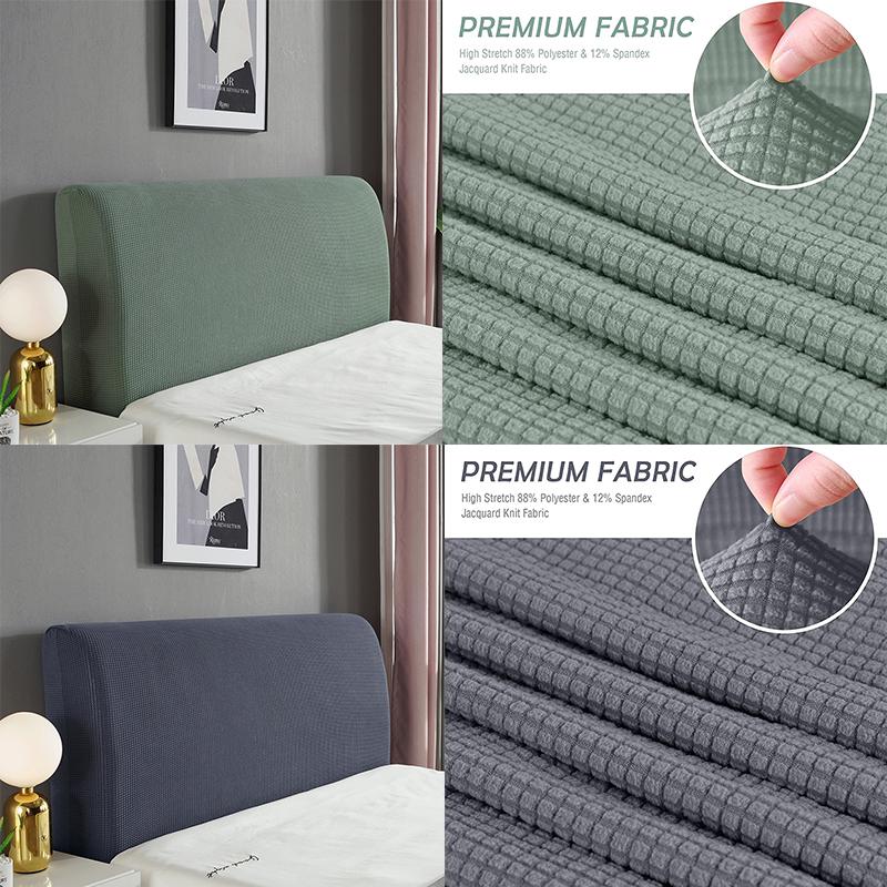 Elastische Bett Kopfabdeckungen Polar Fleece Rücken Schutz Stoff Für Zuhause Hotel Bankett Lange Rücken Stuhl Abdeckung