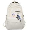 New Warrior Nylon Backpack Regular Unisex Black/White H6942010112141