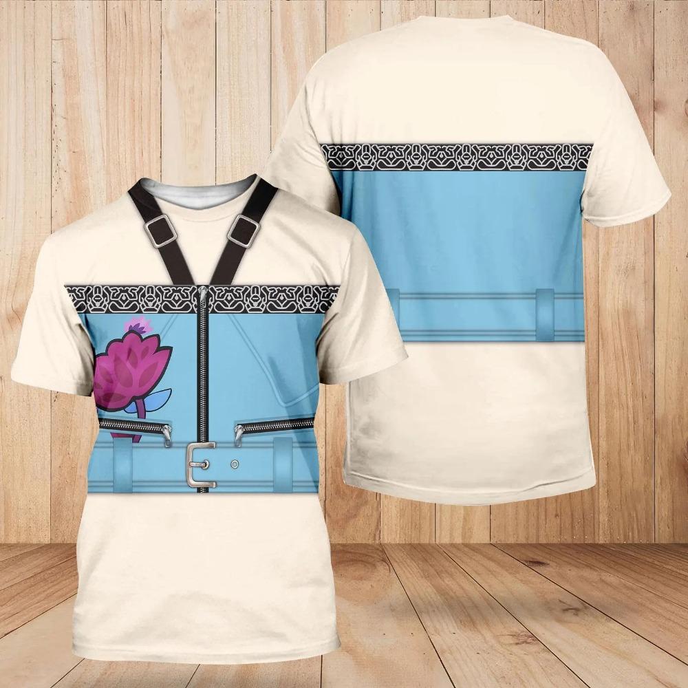 Costume Cosplay di Halloween K-POP Saja Zoe Rumi Mila T-shirt a Maniche Corte con Stampa Cartoni Animati per Bambini per Feste Autunnali e Uso Quotidiano