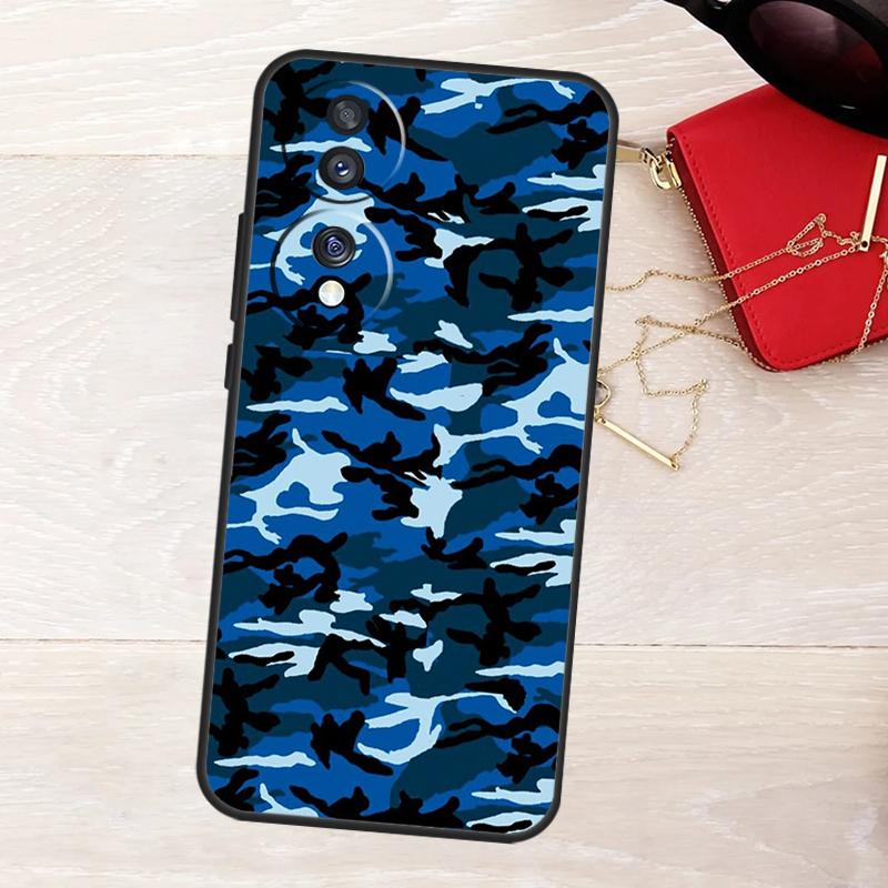 Camouflage Camo Case For Honor Magic 8 5 6 7 Lite 50 70 90 200 400 Pro X8b X8c X9a X9b X9c X9d Win RT Cover