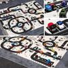 83 58cm / 130 100cm Road Mat Children Traffic Car Map Learning Toy Road Plastic Carpet Playmat Ideal For Mats City Children Playthings Games