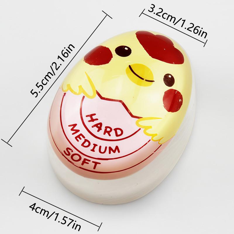 Creative Egg Timer With Color Changing Indicator For Soft Boiled Eggs In Kitchen Cooking