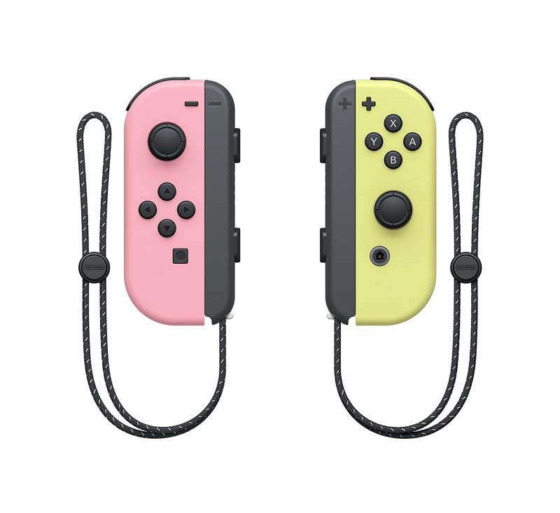 Genuine Nintendo Pastel Pink Pastel Yellow Joy-Con (L) / (R)