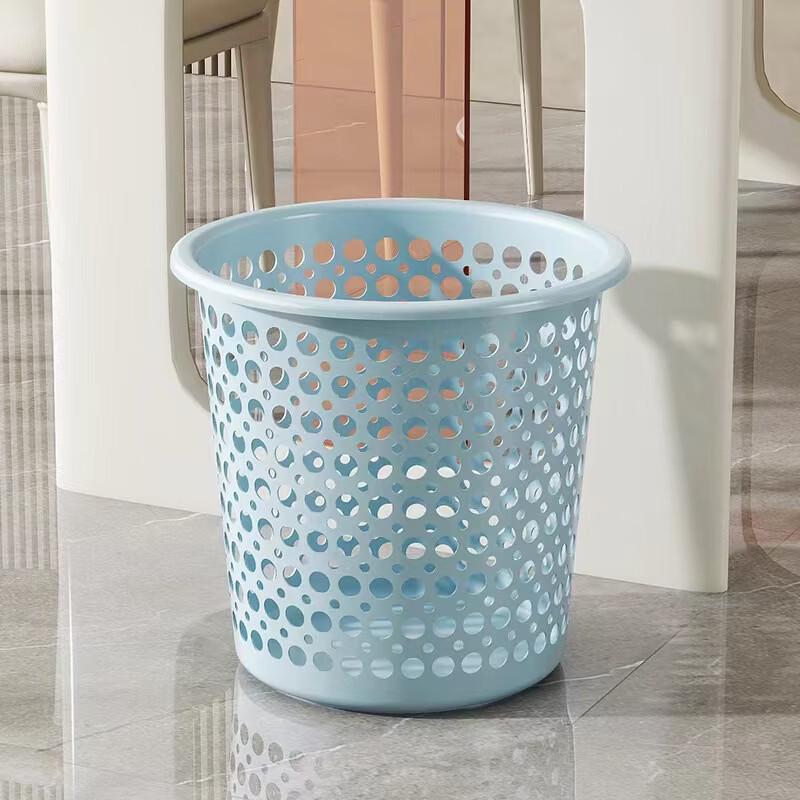 Round Plastic Hollow Trash Can